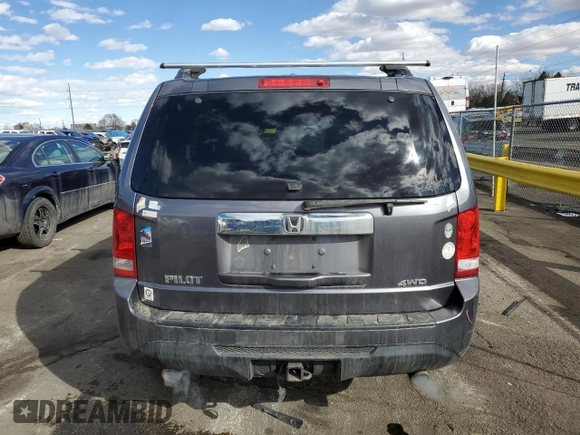 2014 Honda Pilot EX-L with VIN 5FNYF4H50EB005362, listed as a Copart auction lot 46695275 with 106,175 mi miles and Salvage Title. Bid and sale history available at DreamBid. Image 6.