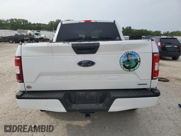2018 Ford F-150 XL with VIN 1FTEW1EP4JFC28047, listed as a Copart auction lot 68017364 with 230,449 mi miles and Salvage Title. Bid and sale history available at carsss.com. Image 6.