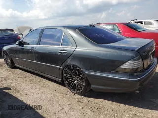 2004 Mercedes-Benz S 55 AMG with VIN WDBNG74J24A422606, listed as a Copart auction lot 74218554 with Not Provided miles and Non Repairable. Bid and sale history available at DreamBid. Image 2.