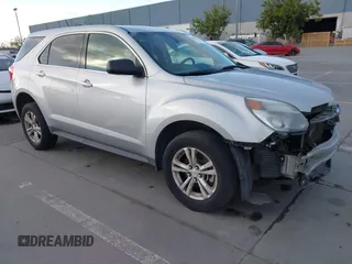 2016 Chevrolet Equinox LS with VIN 2GNALBEK4G1162852, listed as a IAAI auction lot 41980324 with 138,736 mi miles. Bid and sale history available at carsss.com. Image 1.