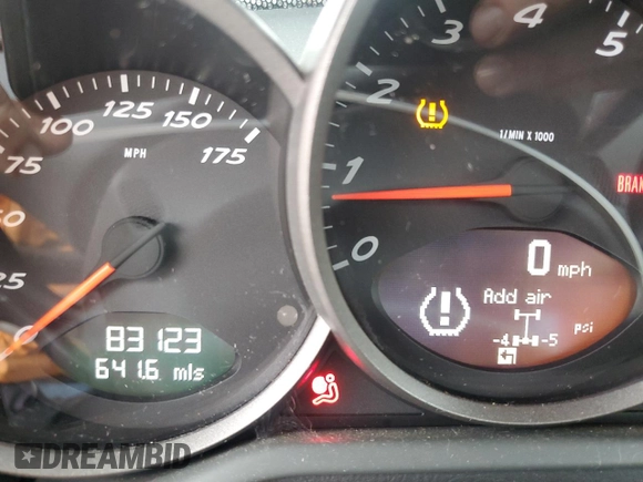 2007 Porsche Boxster z VIN WP0CA29857U711677, wystawiony jako Copart lot #79859924 z przebiegiem 83 123 mil mil oraz Szkoda całkowita • Salvage title. Historia ofert i sprzedaży dostępna na DreamBid. Obrazek 9.