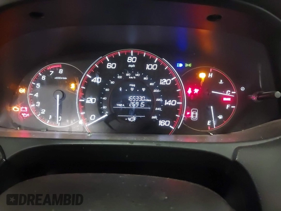 2013 Honda Accord Sport with VIN 1HGCR2F5XDA246010, listed as a IAAI auction lot 42050515 with 165,330 mi miles and . Bid and sale history available at DreamBid. Image 7.