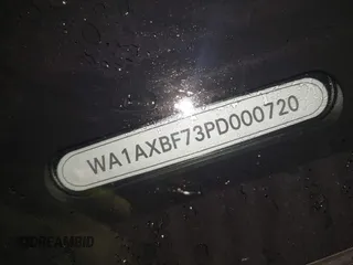 2023 Audi Q7 Premium with VIN WA1AXBF73PD000720, listed as a IAAI auction lot 42335398 with 26,736 mi miles and . Bid and sale history available at DreamBid. Image 9.