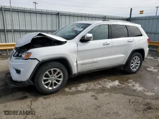 2014 Jeep Grand Cherokee Limited with VIN 1C4RJFBG3EC155195, listed as a Copart auction lot 46485465 with 119,648 mi miles and Salvage Title. Bid and sale history available at carsss.com. Image 1.