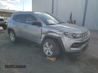 2022 Jeep Compass Latitude с VIN 3C4NJDBB2NT181394, выставлен на аукционе Copart как лот 49676885 с пробегом 50 144 миль миль и Списание • Salvage title. История ставок и продаж доступна на DreamBid. Изображение 4.