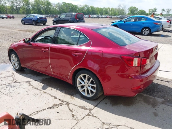 2012 Lexus IS 250 with VIN JTHCF5C25C5058617, listed as a IAAI auction lot 42286876 with 135,789 mi miles and . Bid and sale history available at DreamBid. Image 3.