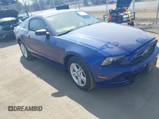 2014 Ford Mustang V6 with VIN 1ZVBP8AM9E5218949, listed as a IAAI auction lot 41783604 with 246,214 mi miles. Bid and sale history available at carsss.com. Image 1.