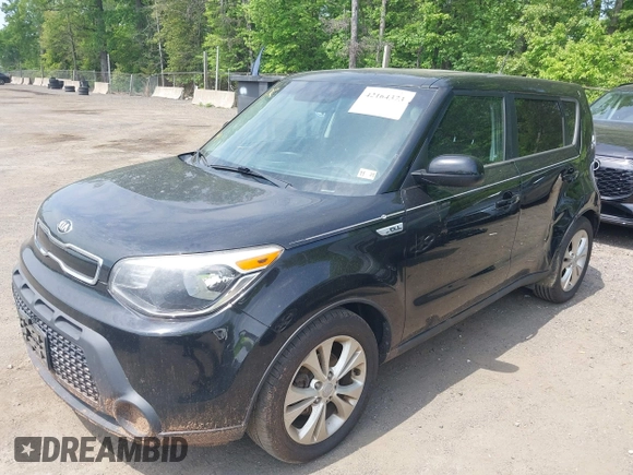 2015 Kia Soul + with VIN KNDJP3A5XF7780603, listed as a IAAI auction lot 42164373 with 148,297 mi miles and . Bid and sale history available at DreamBid. Image 2.
