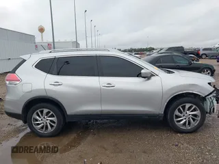 2014 Nissan Rogue SL with VIN 5N1AT2MV9EC766257, listed as a IAAI auction lot 41548179 with 74,628 mi miles. Bid and sale history available at carsss.com. Image 14.