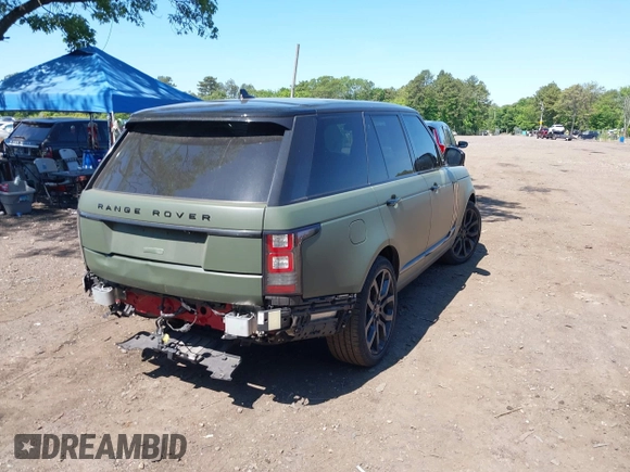2016 Land Rover Range Rover HSE with VIN SALGS2VF6GA269683, listed as a IAAI auction lot 42402277 with 76,520 mi miles and . Bid and sale history available at DreamBid. Image 4.