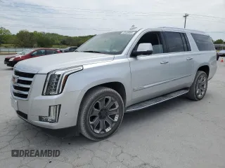 2017 Cadillac Escalade ESV Luxury z VIN 1GYS4HKJ0HR173701, wystawiony jako Copart lot #53446905 z przebiegiem 102 912 mil mil oraz Szkoda całkowita • Salvage title. Historia ofert i sprzedaży dostępna na DreamBid. Obrazek 1.