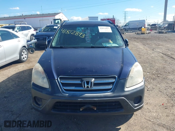 2006 Honda CR-V EX with VIN JHLRD78806C020371, listed as a IAAI auction lot 41812893 with 282,171 mi miles and . Bid and sale history available at carsss.com. Image 12.