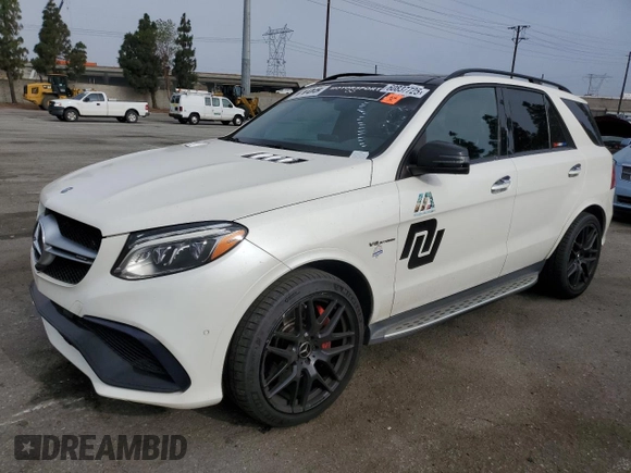2017 Mercedes-Benz GLE 63 S AMG with VIN 4JGDA7FB6HA830886, listed as a Copart auction lot 60837725 with 130,771 mi miles and Clean title. Bid and sale history available at DreamBid. Image 1.