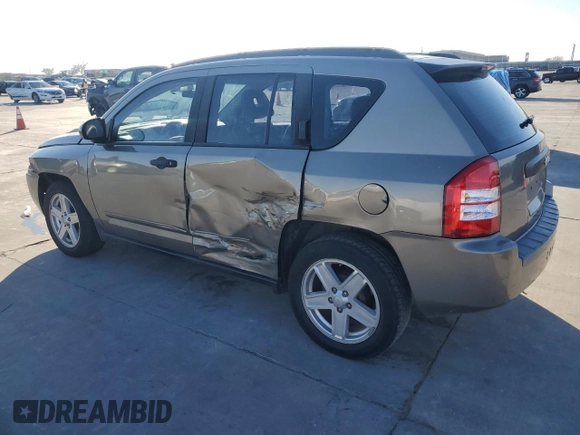 2008 Jeep Compass Sport with VIN 1J8FT47088D747146, listed as a Copart auction lot 85586414 with 286,169 mi miles and Salvage Title. Bid and sale history available at carsss.com. Image 2.
