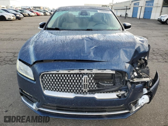 2017 Lincoln Continental with VIN 1LN6L9TP3H5614727, listed as a Copart auction lot 74480963 with Not provided miles and . Bid and sale history available at DreamBid. Image 5.