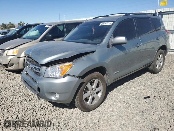 2007 Toyota RAV4 Limited with VIN JTMBK31V376021723, listed as a Copart auction lot 68098214 with 85,133 mi miles and Salvage Title. Bid and sale history available at carsss.com. Image 1.