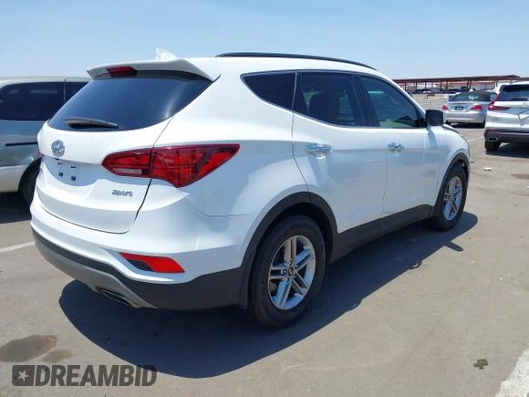 2018 Hyundai Santa Fe 2.4L with VIN 5NMZU3LB4JH054123, listed as a IAAI auction lot 42471320 with 53,464 mi miles and . Bid and sale history available at DreamBid. Image 4.