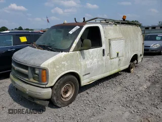 2001 Chevrolet Express Cargo z VIN 1GCHG35R611155459, wystawiony jako Copart lot #58951235 z przebiegiem Nie podano mil oraz Czysty tytuł • Clean title. Historia ofert i sprzedaży dostępna na DreamBid. Obrazek 1.