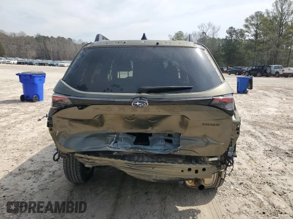 2025 Subaru Forester Premium with VIN JF2SLDBCXSH499152, listed as a Copart auction lot 48737825 with 2,794 mi miles and Salvage Title. Bid and sale history available at carsss.com. Image 6.