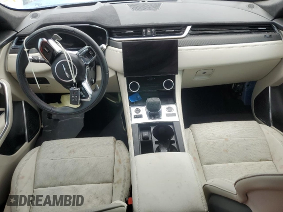 2023 Jaguar F-Pace SVR with VIN SADCZ2EE7PA704045, listed as a Copart auction lot 75995704 with Not Provided miles and Non Repairable. Bid and sale history available at DreamBid. Image 8.
