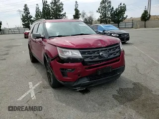 2018 Ford Explorer XLT with VIN 1FM5K8D83JGC94481, listed as a Copart auction lot 53166645 with 60,043 mi miles and Salvage Title. Bid and sale history available at carsss.com. Image 12.