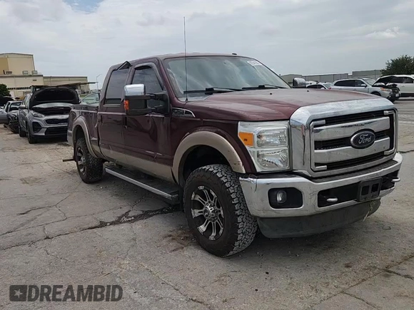 2012 Ford F-250 XL with VIN 1FT7W2B60CEC09675, listed as a Copart auction lot 62541985 with 144,961 mi miles and Salvage title. Bid and sale history available at DreamBid. Image 13.