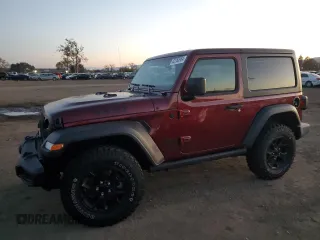 2022 Jeep Wrangler Willys Sport z VIN 1C4GJXAN0NW144683, wystawiony jako Copart lot #82250964 z przebiegiem 19 806 mil mil oraz Szkoda całkowita • Salvage title. Historia ofert i sprzedaży dostępna na DreamBid. Obrazek 1.