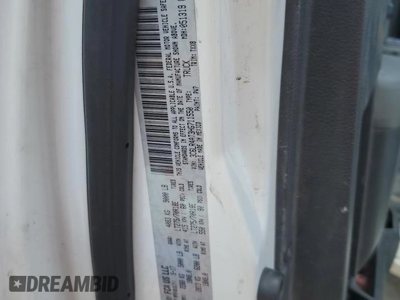 2017 Ram 2500 Tradesman с VIN 3C6LR4AT3HG711550, выставлен на аукционе Copart как лот 62551375 с пробегом 176 994 миль миль и Чистый • Clean title. История ставок и продаж доступна на DreamBid. Изображение 12.