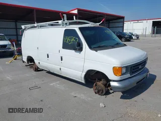 2006 Ford Econoline Cargo with VIN 1FTSE34L46DA67699, listed as a IAAI auction lot 42485852 with 221,852 mi miles and . Bid and sale history available at DreamBid. Image 1.