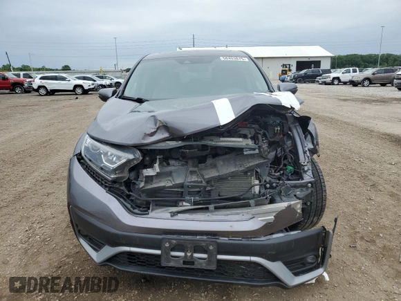 2021 Honda CR-V EX with VIN 2HKRW2H5XMH618453, listed as a Copart auction lot 58403875 with 99,999 mi miles and Salvage title. Bid and sale history available at DreamBid. Image 5.
