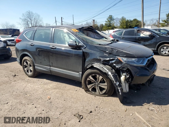 2017 Honda CR-V LX with VIN 2HKRW6H34HH222739, listed as a Copart auction lot 48427525 with 0 mi miles and Salvage Title. Bid and sale history available at carsss.com. Image 4.