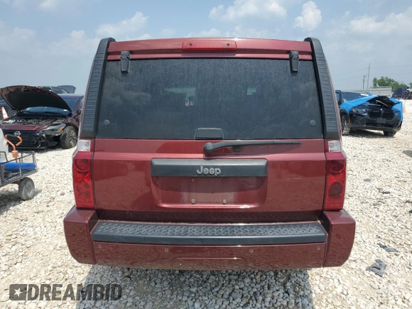 2006 Jeep Commander z VIN 1J8HH48K66C369227, wystawiony jako Copart lot #53723565 z przebiegiem 193 303 mil mil oraz Szkoda całkowita • Salvage title. Historia ofert i sprzedaży dostępna na DreamBid. Obrazek 6.