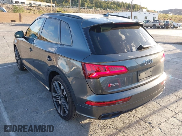 2019 Audi SQ5 Prestige with VIN WA1C4AFY4K2006650, listed as a IAAI auction lot 41668367 with 11,642 mi miles. Bid and sale history available at carsss.com. Image 3.