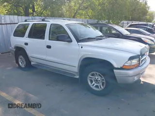2002 Dodge Durango z VIN 1B4HS58Z32F148895, wystawiony jako IAAI lot #42407965 z przebiegiem 241 933 mil mil oraz . Historia ofert i sprzedaży dostępna na DreamBid. Obrazek 1.