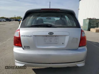 2006 Kia Spectra with VIN KNAFE161965272850, listed as a Copart auction lot 75538594 with 80,284 mi miles and Salvage Title. Bid and sale history available at carsss.com. Image 6.