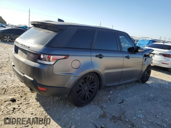 2017 Land Rover Range Rover Sport with VIN SALWR2FE3HA128357, listed as a Copart auction lot 86015104 with 62,257 mi miles and Salvage Title. Bid and sale history available at DreamBid. Image 3.