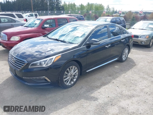 2015 Hyundai Sonata Limited with VIN 5NPE34AF3FH016440, listed as a IAAI auction lot 42057243 with 113,324 mi miles and . Bid and sale history available at carsss.com. Image 17.