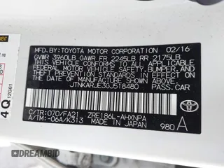 2016 Scion iM z VIN JTNKARJE3GJ518480, wystawiony jako IAAI lot #41469195 z przebiegiem 73 451 mil mil oraz . Historia ofert i sprzedaży dostępna na DreamBid. Obrazek 9.
