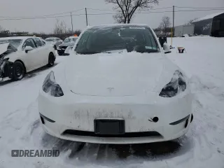 2022 Tesla Model Y Performance with VIN 7SAYGDEF4NF378191, listed as a Copart auction lot 42691915 with Not Provided miles and Salvage Title. Bid and sale history available at DreamBid. Image 5.