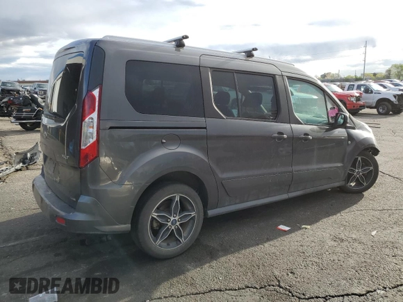 2016 Ford Transit Connect XLT with VIN NM0GE9F73G1284833, listed as a Copart auction lot 54872305 with 168,256 mi miles and Salvage title. Bid and sale history available at DreamBid. Image 3.