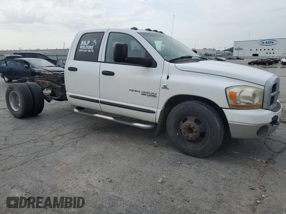 2006 Dodge 3500 SLT with VIN 3D7ML48C06G245633, listed as a Copart auction lot 62521765 with 324,402 mi miles and Clean title. Bid and sale history available at DreamBid. Image 4.