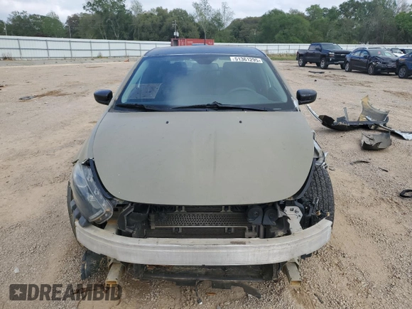 2015 Dodge Dart SXT with VIN 1C3CDFBB1FD315513, listed as a Copart auction lot 51361295 with 107,758 mi miles and Salvage Title. Bid and sale history available at DreamBid. Image 5.