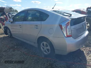 2013 Toyota Prius One with VIN JTDKN3DU4D5626877, listed as a IAAI auction lot 41731615 with 137,394 mi miles. Bid and sale history available at carsss.com. Image 3.