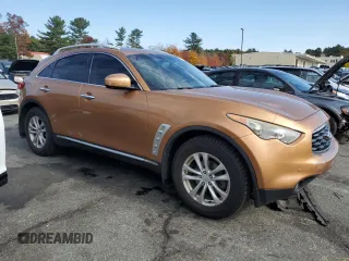 2009 Infiniti FX35 with VIN JNRAS18UX9M103086, listed as a Copart auction lot 77432314 with 0 mi miles and Salvage Title. Bid and sale history available at carsss.com. Image 4.