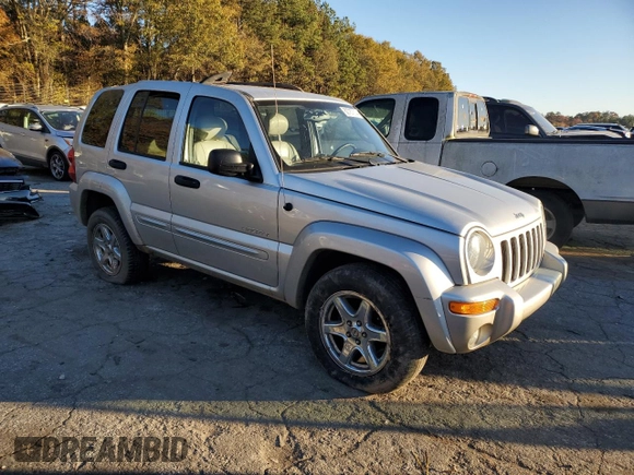 2004 Jeep Liberty Limited with VIN 1J4GK58K24W174385, listed as a Copart auction lot 82787014 with 72,109 mi miles and Salvage title. Bid and sale history available at DreamBid. Image 4.