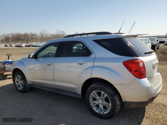 2012 Chevrolet Equinox LT w/1LT with VIN 2GNFLEEK5C6322287, listed as a Copart auction lot 48371645 with 168,513 mi miles and Salvage Title. Bid and sale history available at carsss.com. Image 2.