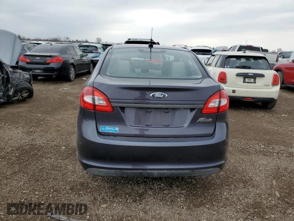 2012 Ford Fiesta S with VIN 3FADP4AJ6CM111249, listed as a Copart auction lot 53704875 with 87,472 mi miles and Salvage Title. Bid and sale history available at DreamBid. Image 6.