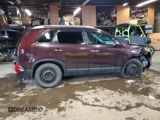 2011 Kia Sorento LX with VIN 5XYKT3A29BG139221, listed as a Copart auction lot 81924054 with 156,550 mi miles and Clean Title. Bid and sale history available at DreamBid. Image 3.