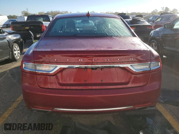 2018 Lincoln Continental Select with VIN 1LN6L9SK0J5609318, listed as a Copart auction lot 76727154 with 34,690 mi miles and Salvage Title. Bid and sale history available at carsss.com. Image 6.