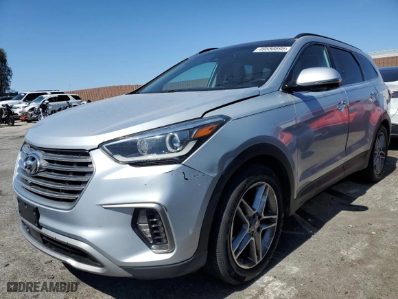 2017 Hyundai Santa Fe Limited Ultimate with VIN KM8SRDHF7HU172444, listed as a Copart auction lot 49550895 with 164,256 mi miles and Clean Title. Bid and sale history available at carsss.com. Image 1.
